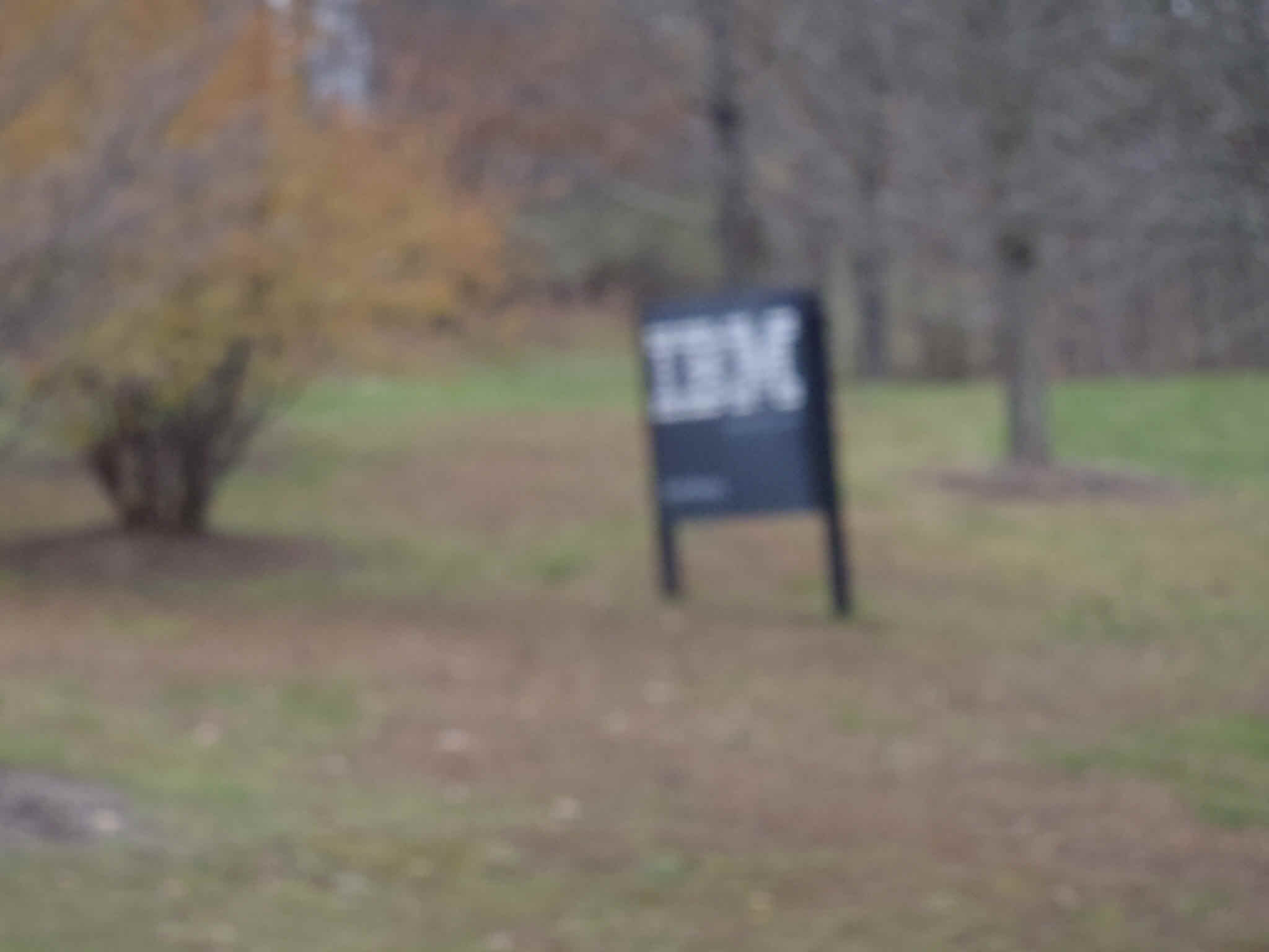 IBM Entrance Signboard