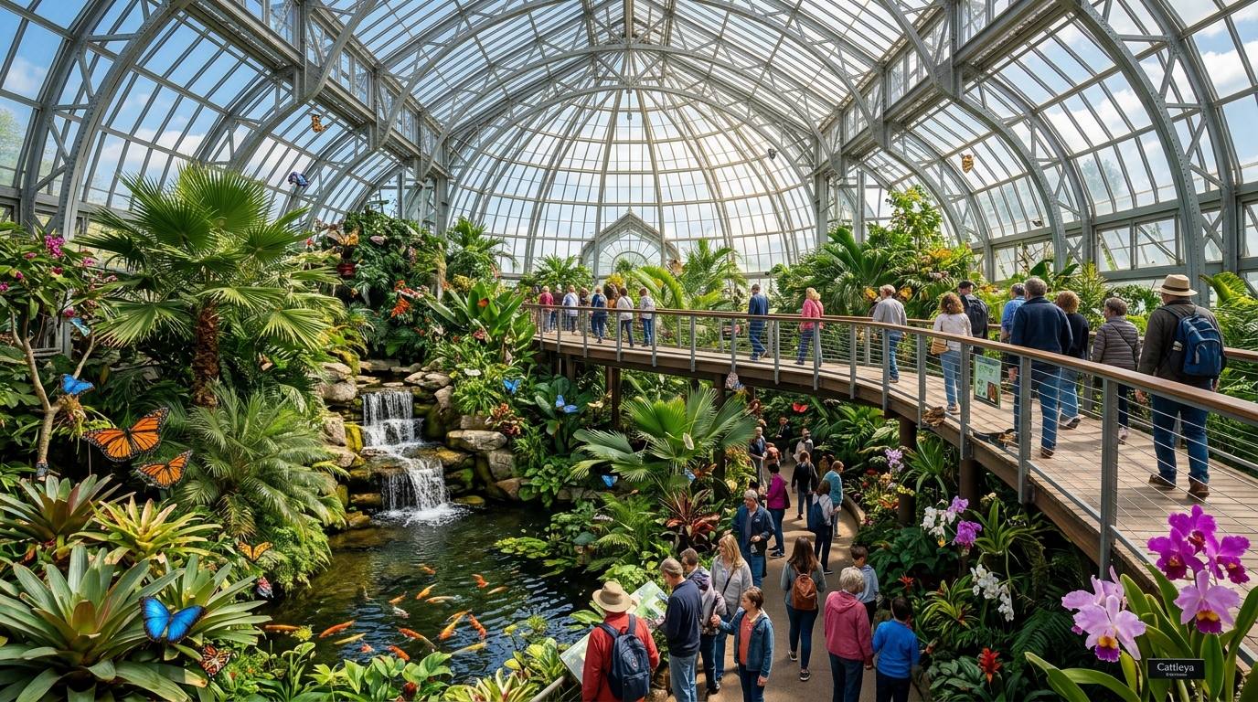 Tropical Butterfly Biome & Orchid Walk