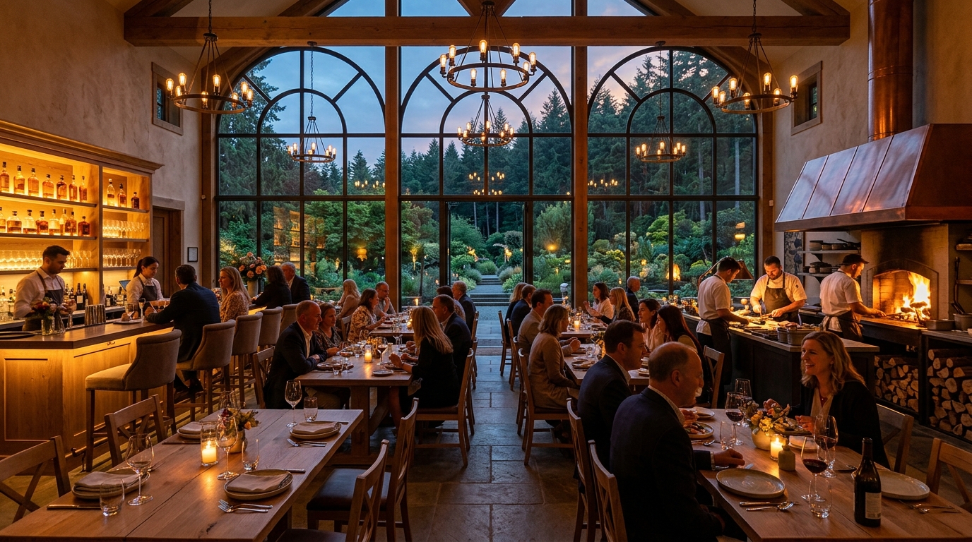 Estate Hearth Dining Room