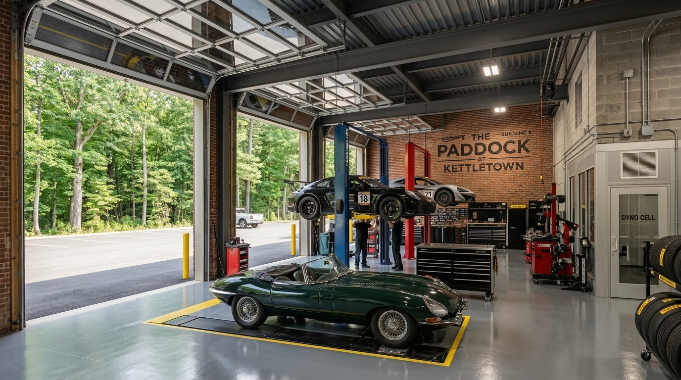 Building 6 Motorsport Paddock
