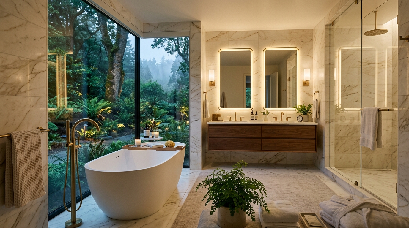 Botanical Spa Bathroom